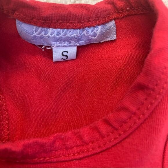 SMALL breed toy dog red dress plaid check Sz S - Picture 3 of 6